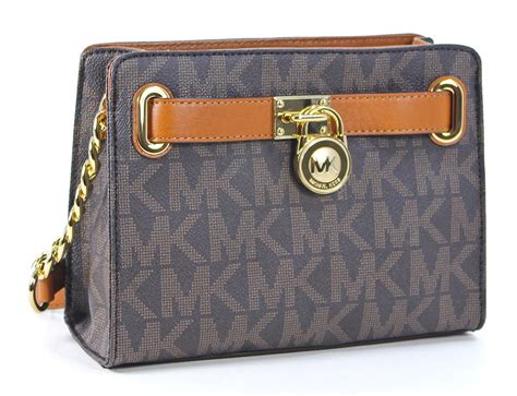 Michael Kors Hamilton Small Crossbody Brown 